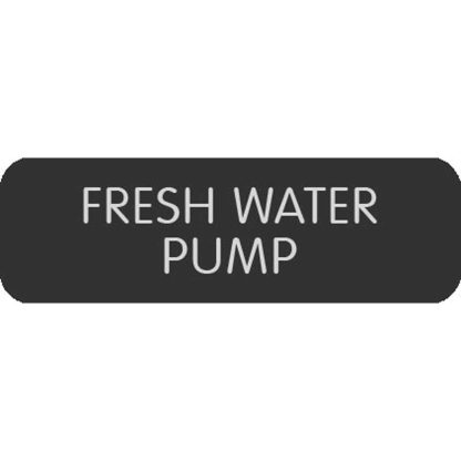 Blue Sea Large Format Label No.200 Fresh Water Pump