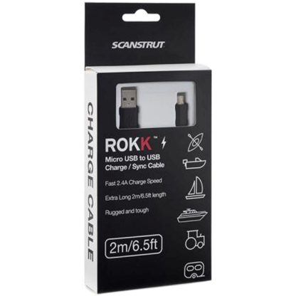 Scanstrut Rokk Charge/Sync Cable USB to Micro USB (2 Metres)