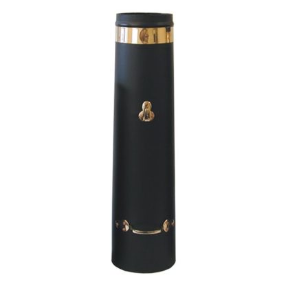 AG Chimney Galvanised Single Skin Brass 24" x 6"