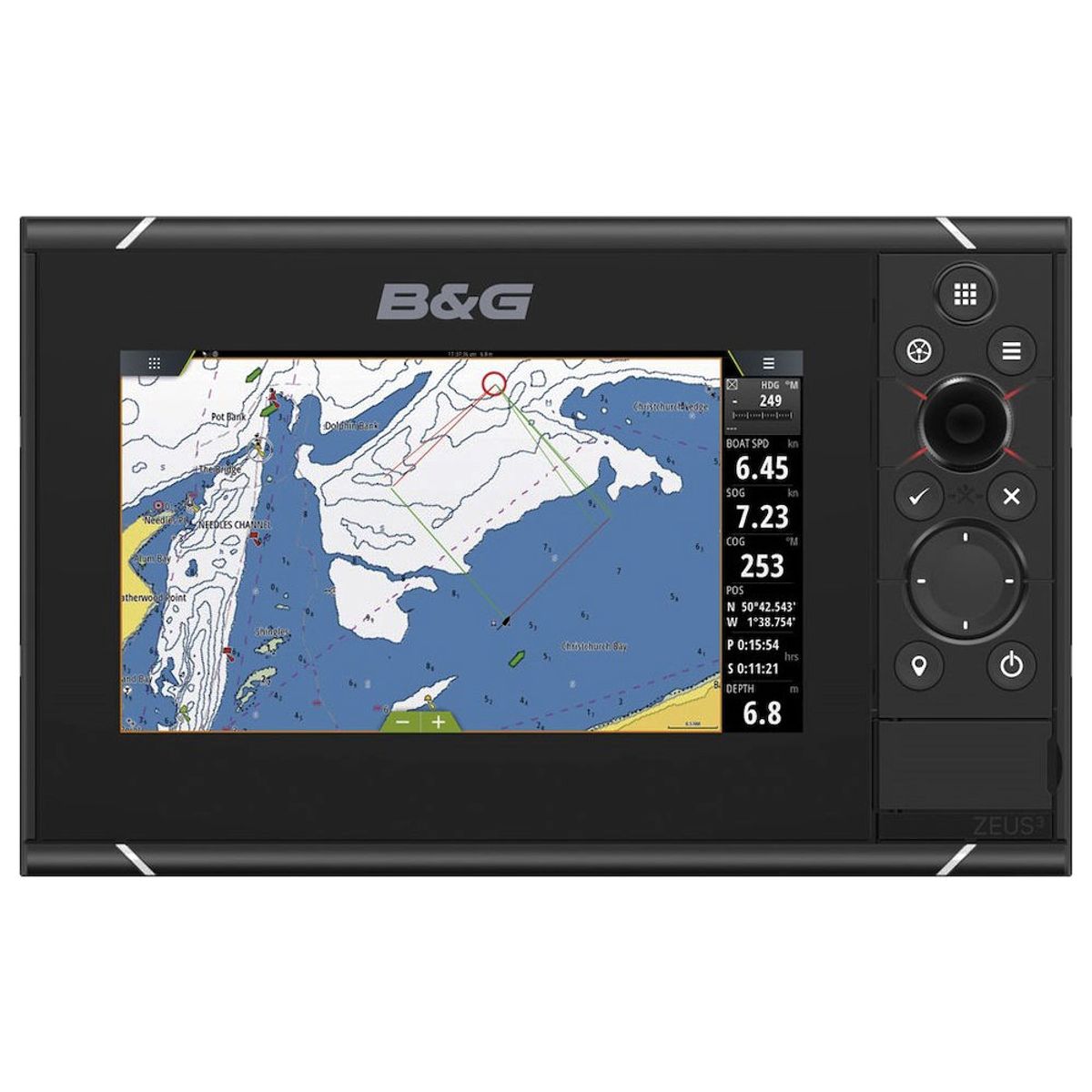 B&G Zeus_ 7" Chartplotter with World Basemap