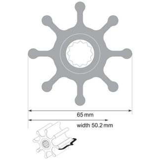 Johnson 09-1028BT-1 Impeller Kit for Johnson F7B Pumps (MC97)