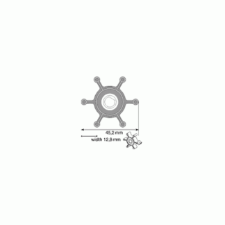Johnson 09-1052S-9 Impeller Kit for F3 and TA3P10 Pumps (Nitrile)