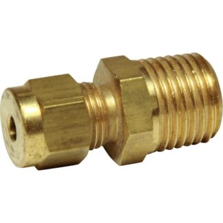 AG Brass Male Stud Coupling 1/8" x 1/4" BSP Taper