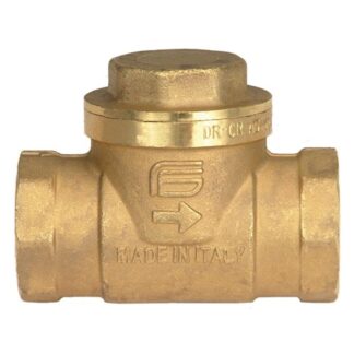 AG DZR Brass Inline Swing Check Valve (Female / 1" BSP)