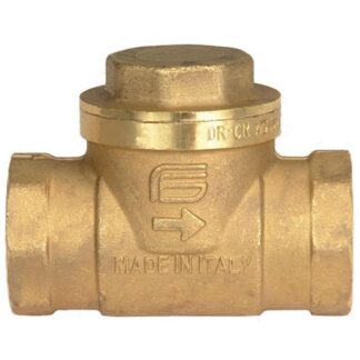 AG Swing Check Valve DZR Brass 3/4" BSP Female Ports
