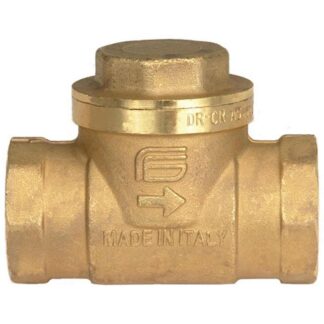 AG DZR Brass Inline Swing Check Valve (Female / 2" BSP)