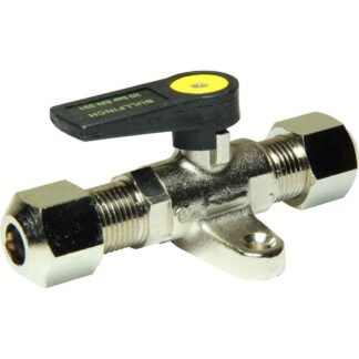 Compression Ball Valve Foot Mount 3/8" x 3/8"