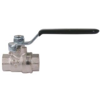 AG Nickel Plated Brass Lever Ball Valve (1" BSP Female)