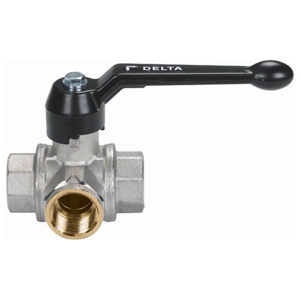 AG Brass Full Bore L-Port Ball Valve LP (1/4" BSP)