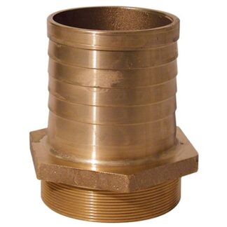 AG Connector Bronze 4" BSP - 4" Hose