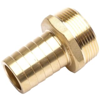 AG DZR Straight Hose Tail (1-1/2" BSP Taper Male to 1-1/4" Hose)