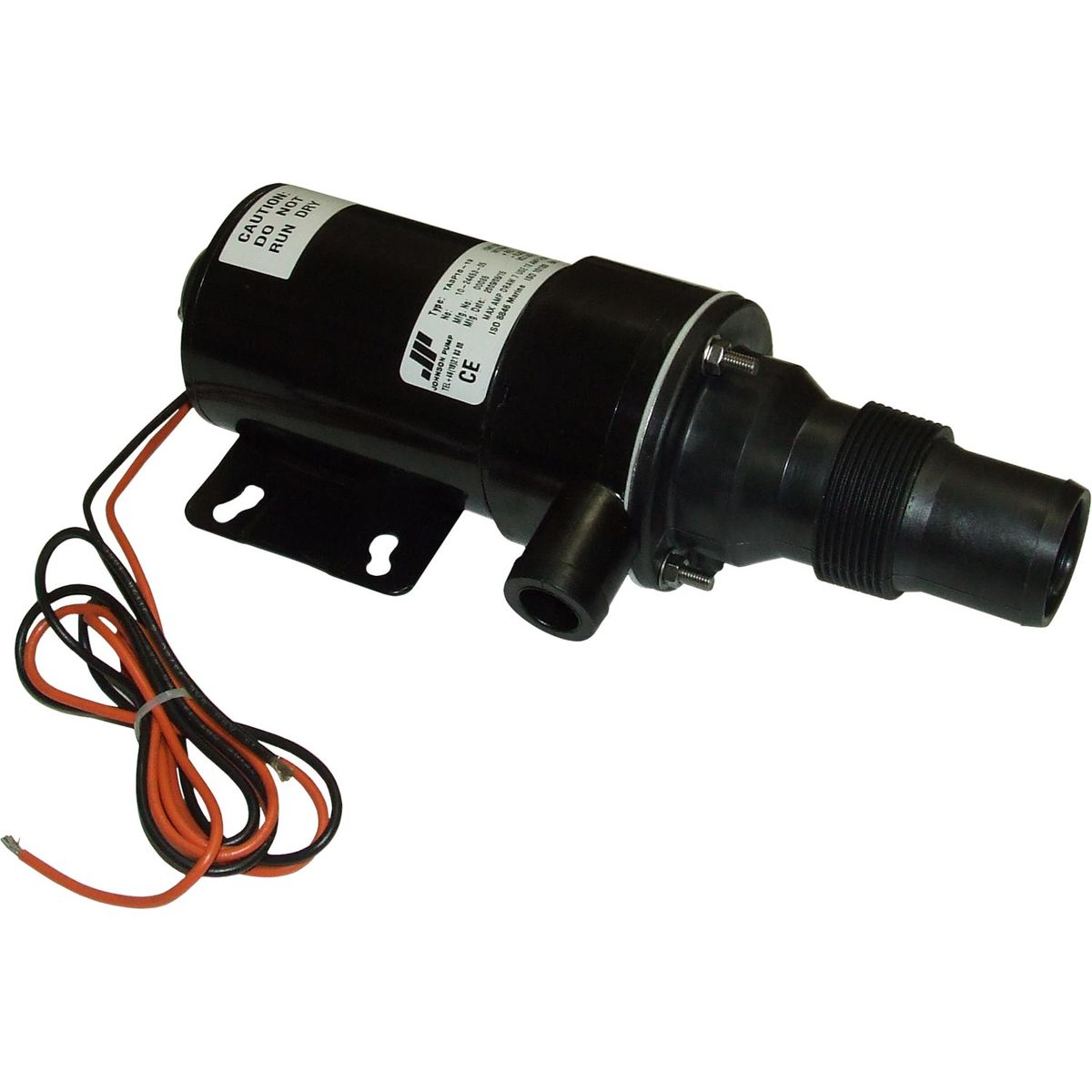 Johnson Macerator Waste Pump (12V / 37 LPM / 1-1/2" In / LH 1" Out)