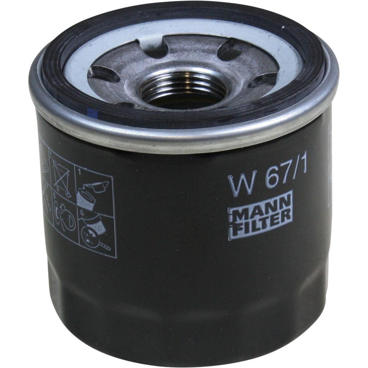 Mann W 67/1 Spin On Oil Filter for Kubota Nanni Beta Yanmar