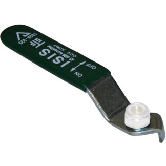 AG Zinc Plated Steel Lever Handle for 1/4", 3/8" and 1/2" Ball Valves