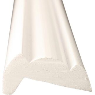Wilks Rub Rail in White PVC White (3.65 Metres)