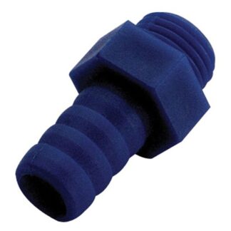 Can SB Plastic Straight Hose Tail (1/4" BSP Male to 10mm Hose)