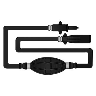 Can Fuel Hose with Primer Bulb (Mercury Bayonet / 2 Metres)
