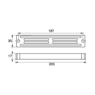Zinc Bar Anode Yamaha 60-90hp