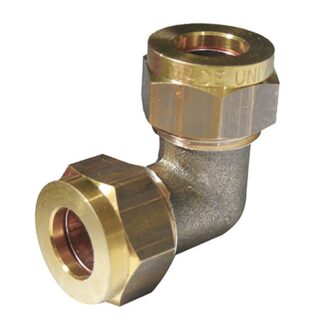 AG Gas Equal Elbow Coupling (1/4" Compression)