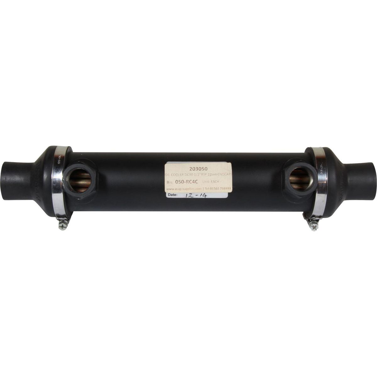 Bowman DC90 Oil Cooler (80HP / 1/2" BSP Oil / 22mm ID Water)