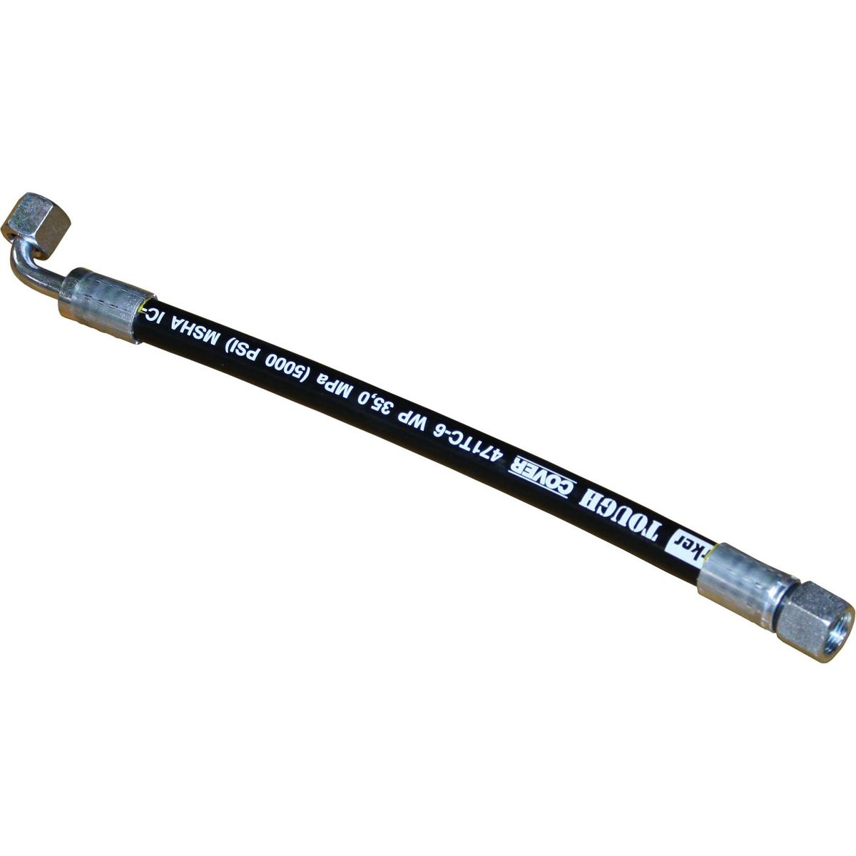 Seaflow Crimped Oil Pipe (3/8" BSP / Straight & 90° / 12" Long)