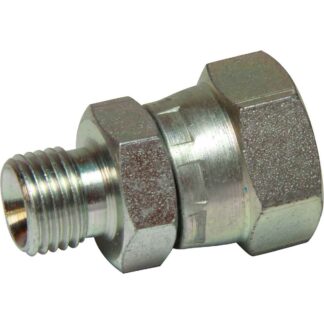 Seaflow Straight Steel Union (1/4" BSP Male to 3/8" BSP Female)