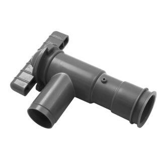 AG 28mm Grey Plastic Drain Tap