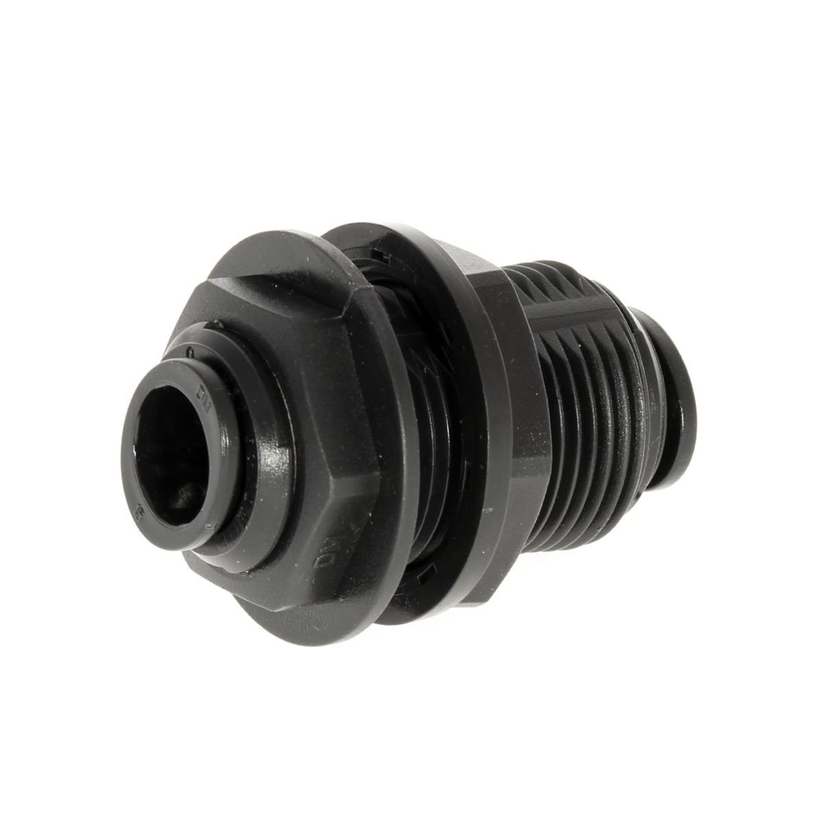 W4 Push Fit 12mm Equal Bulkhead Connector