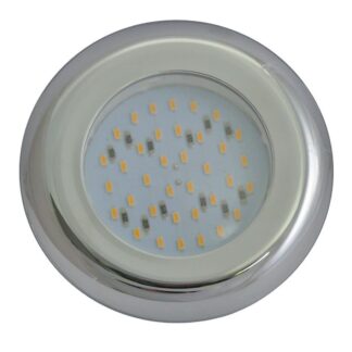 Frilight Nova Recessed LED Light in Chrome (12V / 36 SMD)