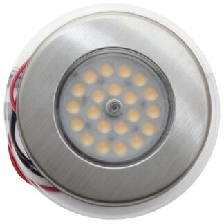 Frilight Flame 88 LED Light in Brushed Steel (12V / 21 SMD)