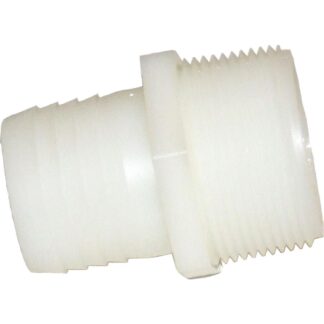 AG Plastic Straight Hose Tail (1-1/2" NPT Male to 38mm Hose)
