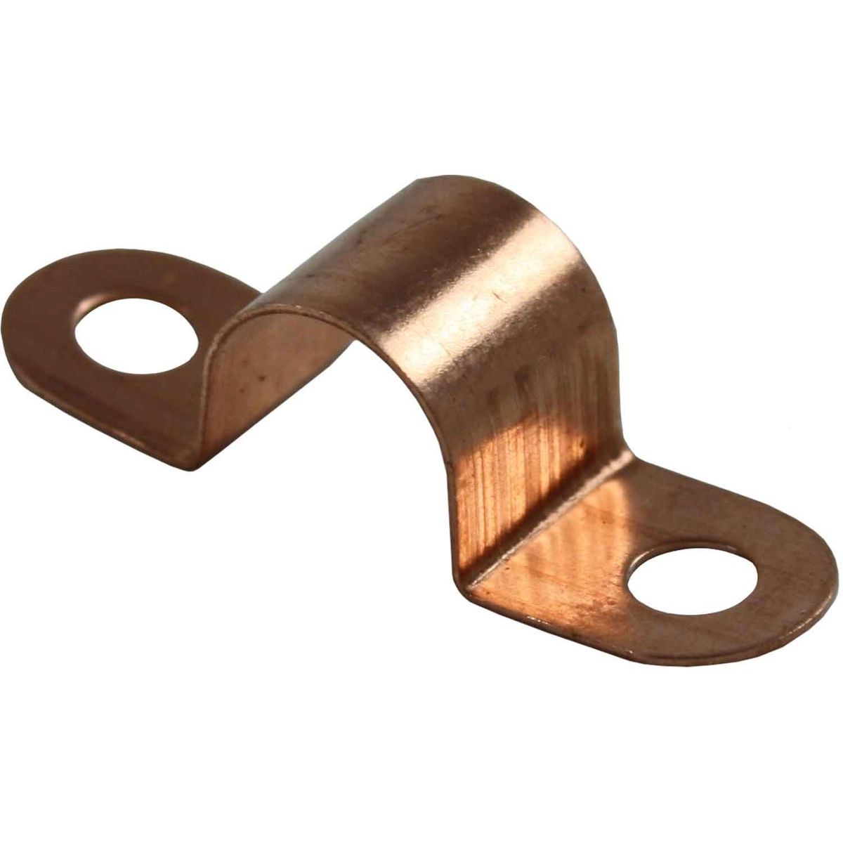 AG Copper Saddle Pipe Clamps (3/8" OD Pipe / Pack of 5)