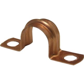 AG Copper Saddle Pipe Clamps (1/2" OD Pipe / Pack of 5)