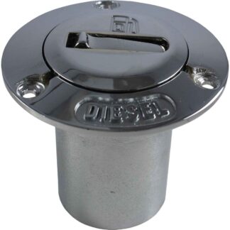 Foresti & Suardi Chrome Plated Brass Diesel Deck Filler for 51mm Hose