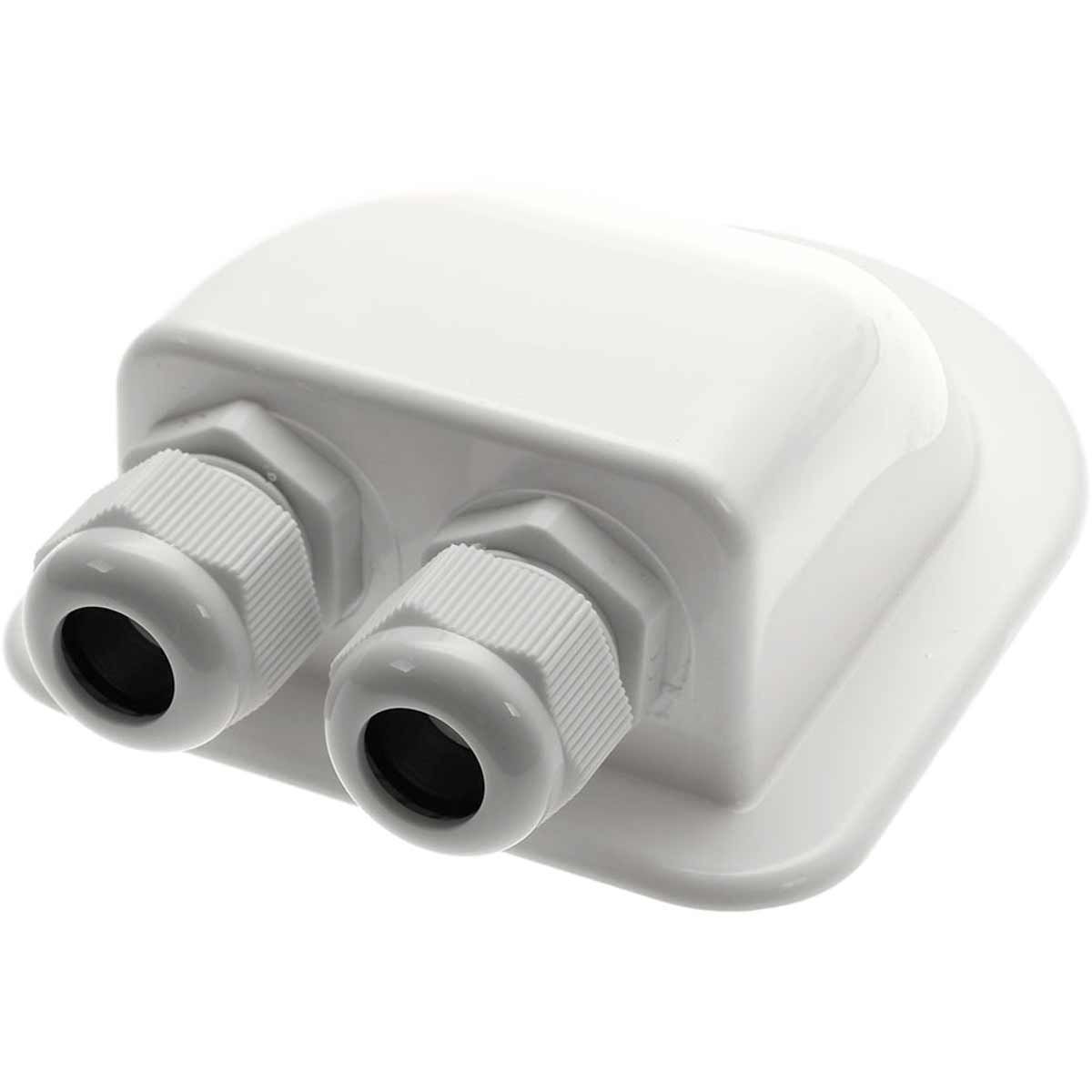 Vecamplast Solar Panel Cable Feed Gland (White / 2-Way)