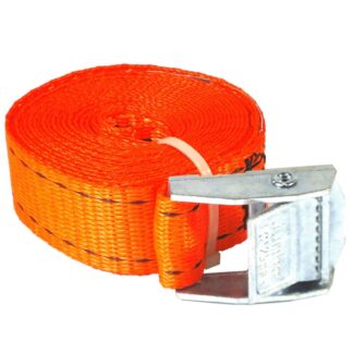 Jumbo 2.5m Retainer Strap in Orange and Buckle