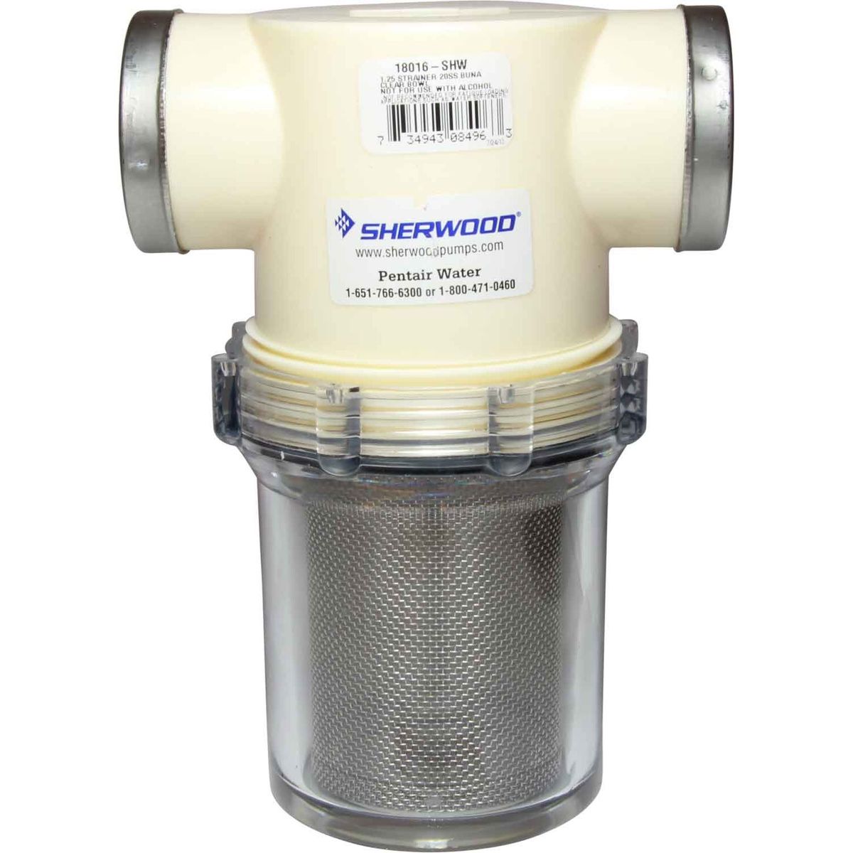 Sherwood Raw Water Strainer (20 Mesh / 1-1/4" NPT)