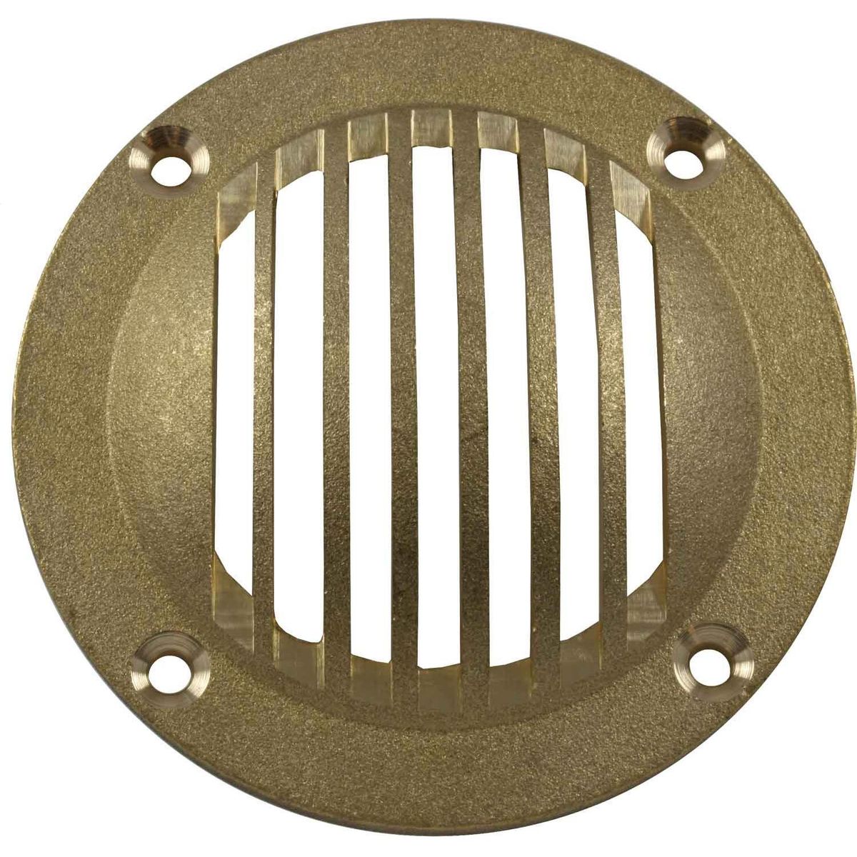 Maestrini Brass Round Intake Strainer Grate (Full Slot / 100mm OD)