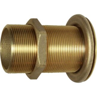 Maestrini Brass Skin Fitting (Flat, 2" BSP, 100mm Long)