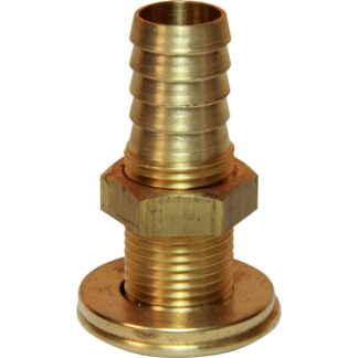 Maestrini DZR Through Hull Skin Fitting (1/2" BSP, 19mm Hose Tail)