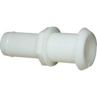 Perko 0301 Plastic Narrow Through Hull Skin Fitting (28mm Hose Tail)