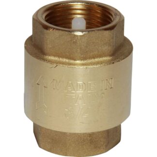 Maestrini Brass Inline Spring Check Valve (Female / 3/4" BSP)