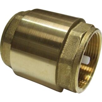 Maestrini Brass Inline Spring Check Valve (Female / 1-1/2" BSP)