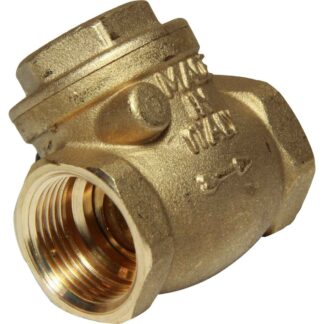 Maestrini Brass Inline Swing Check Valve (Female / 3/4" BSP)