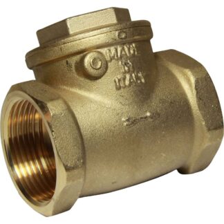 Maestrini Brass Inline Swing Check Valve (Female / 1-1/4" BSP)