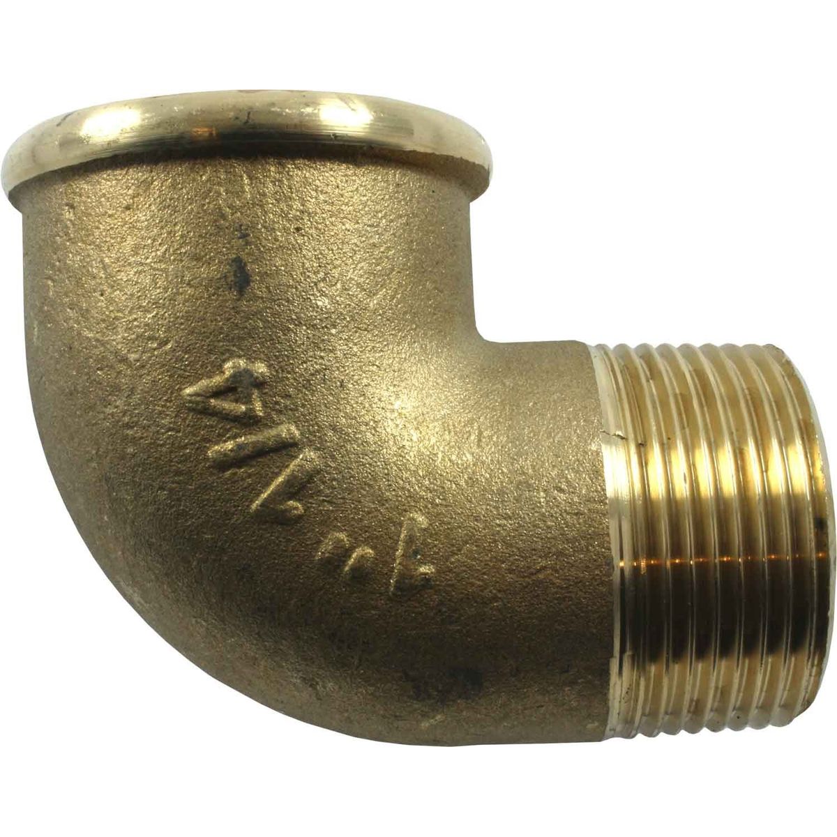 Maestrini Brass Compact 90ø Elbow (1-1/4" BSPT Male / BSP Female)