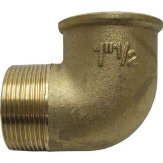 Maestrini Brass Compact 90ø Elbow (1-1/2" BSPT Male / BSP Female)