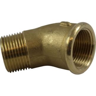 Maestrini Brass Compact 45ø Elbow (3/4" BSPT Male / BSP Female)