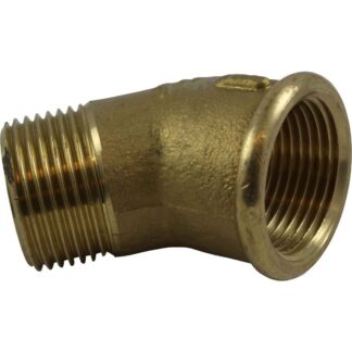 Maestrini Brass Compact 45ø Elbow (1" BSPT Male / BSP Female)