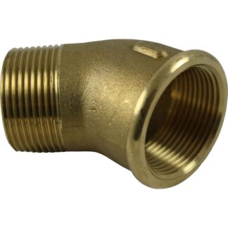 Maestrini Brass Compact 45ø Elbow (1-1/4" BSPT Male / BSP Female)